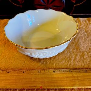 Lenox embossed small bowl